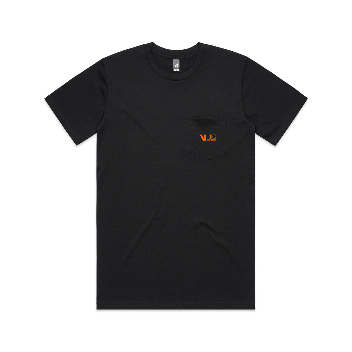 Video.js globe pocket tee